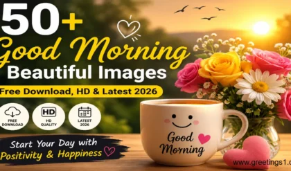 Good morning beautiful images with flowers and positive morning vibes
