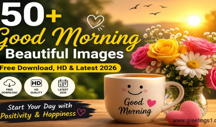 Good morning beautiful images with flowers and positive morning vibes