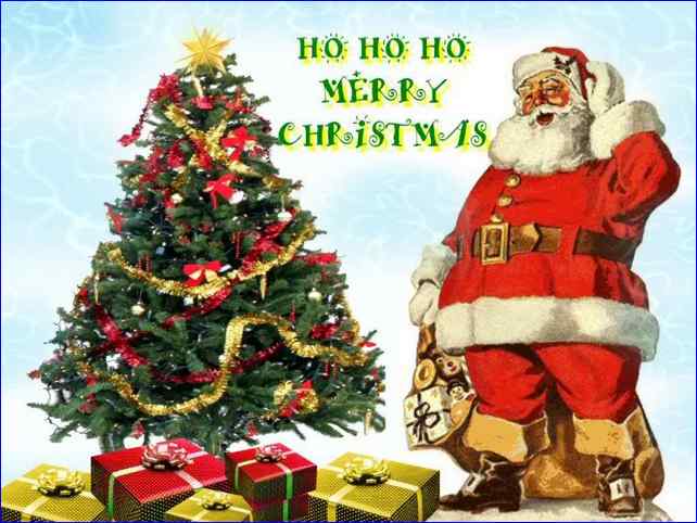 Santa Claus merry christmas image - Greetings1
