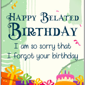 30+ Free Happy Belated Birthday Images | Free Belated Birthday Images