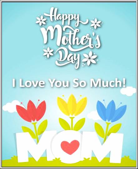 Wishing you a Lovely Mother’s Day