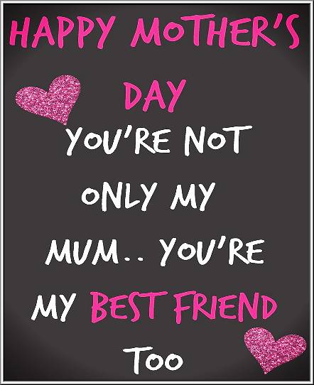 happy mother's day friend image