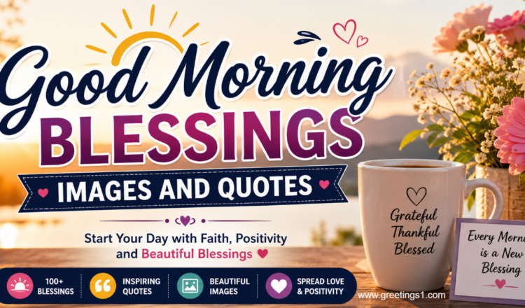 Good Morning Blessings images and quotes