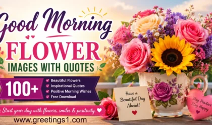 Beautiful Good Morning Flower images with quotes for free download and share to wish your friends, family and loved ones.