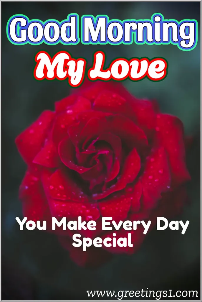 good morning love rose images for girlfriend to wish a lovely good morning