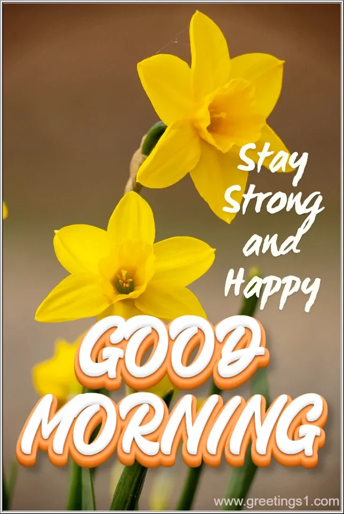 good morning wishes with yellow flowers images for your loved ones